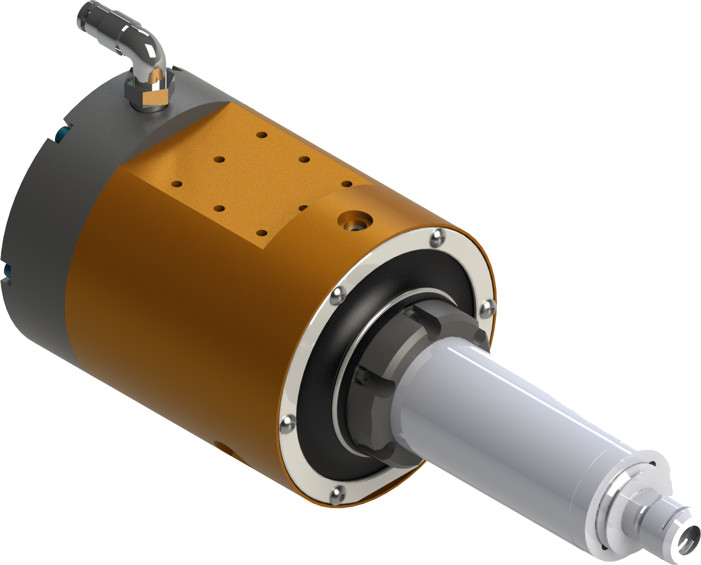 Radially Compliant Electric Motor Deburring Tool, 231 Watts, 5,000-50,000 RPM