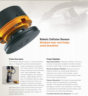 Catalog: Robotic Collision Sensors