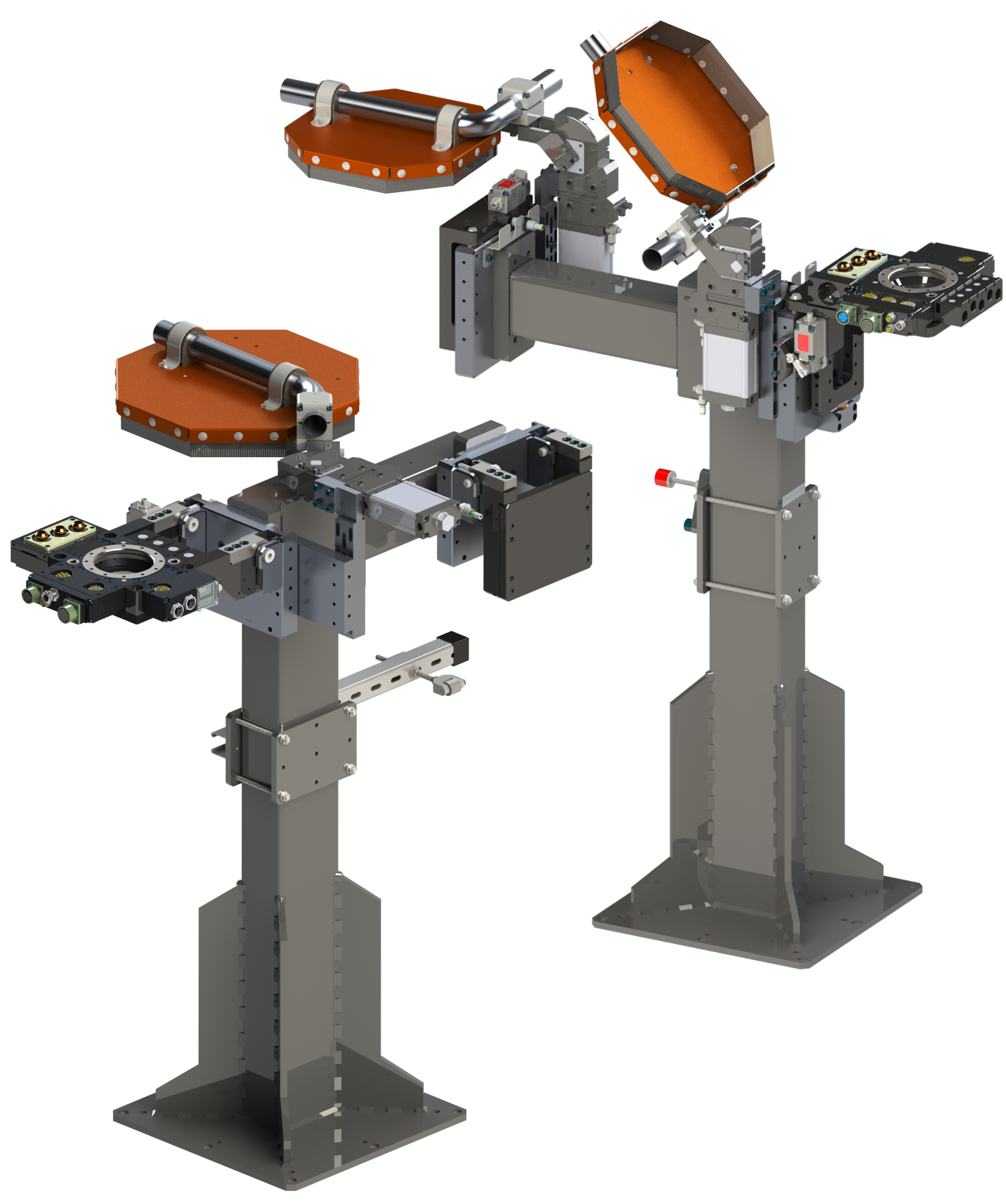 ATI Robot Tool Stand for storage of robotic end effector tooling.
