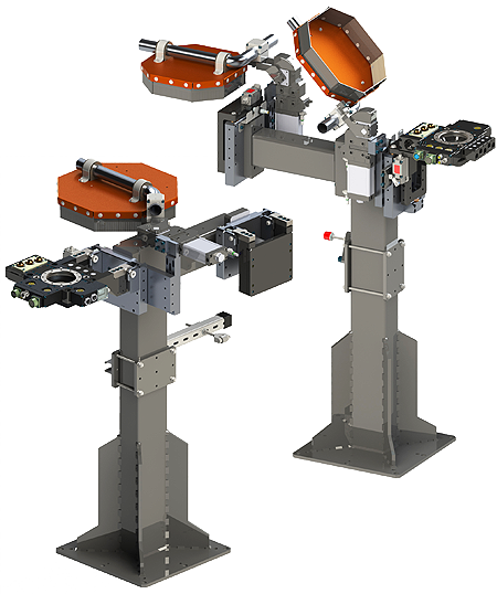 ATI Robot Tool Stand for storage of robotic end effector tooling.